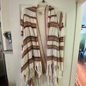 Fringe cardigan